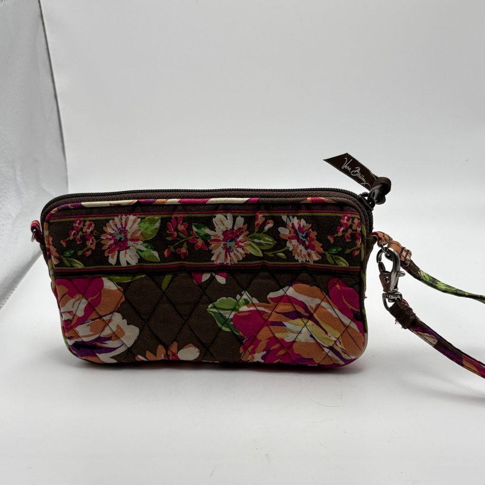 Vera Bradley Floral Quilted Wristlet Wallet